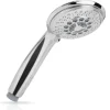 Intirilife Badarmaturen<Duschkopf Handbrause in Silber
