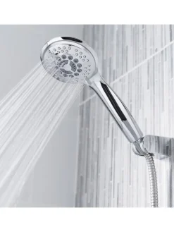 Intirilife Badarmaturen<Duschkopf Handbrause in Silber