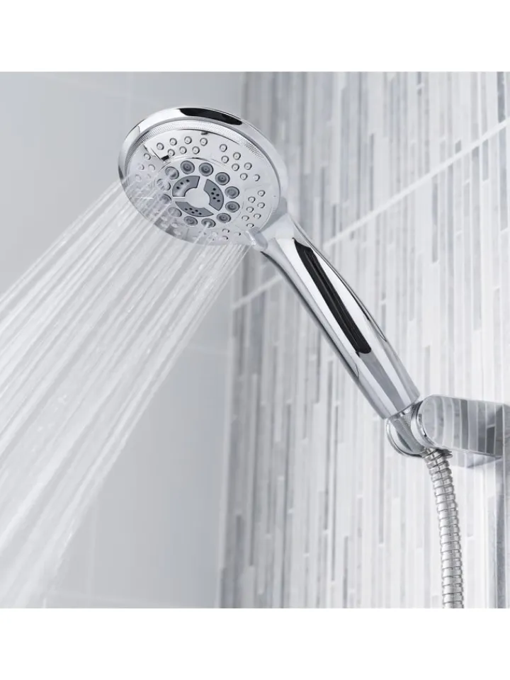 Intirilife Badarmaturen<Duschkopf Handbrause in Silber