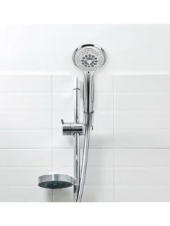 Intirilife Badarmaturen<Duschkopf Handbrause in Silber