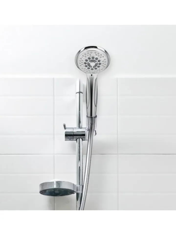Intirilife Badarmaturen<Duschkopf Handbrause in Silber