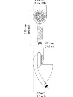 RIDDER Badarmaturen<Dusch-Set Curacao chrom