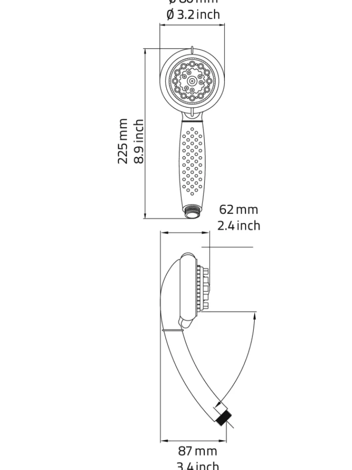 RIDDER Badarmaturen<Dusch-Set Curacao chrom