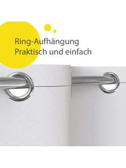 Schütte Gardinen, Jalousien & Rollos<Duschvorhang in Weiß - (B)180 x (H)200 cm
