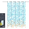 Schütte Badtextilien|Gardinen, Jalousien & Rollos<Duschvorhang "Mosaik" in Blau/ Orange - (B)180 x (H)200 cm