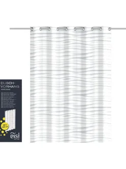 Schütte Gardinen, Jalousien & Rollos<Duschvorhang "White Wave" in Weiß - (B)180 x (H)200 cm