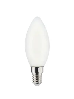 Licht-Erlebnisse Leuchtmittel<E14 LED-Leuchtmittel in Warmweiß EEK E A bis G Ø 3.5 cm in Matt Opalweiß