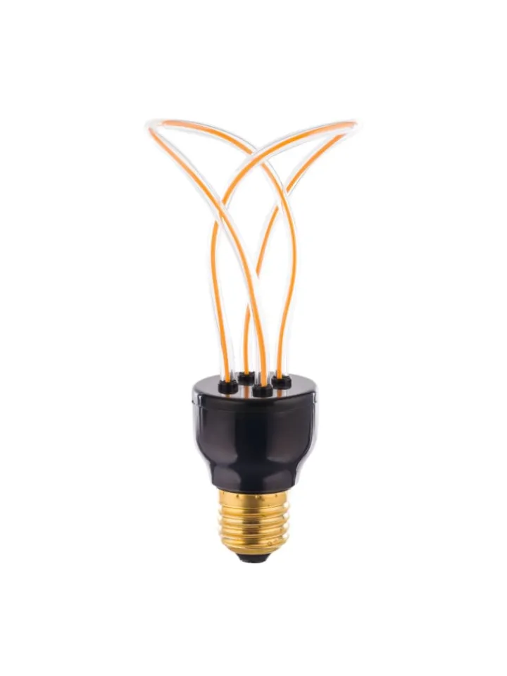 Licht-Erlebnisse Leuchtmittel<E27 LED-Leuchtmittel in Warmweiß EEK G A bis G Ø 7.5 cm in Gold