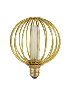 Licht-Erlebnisse Leuchtmittel<E27 LED-Leuchtmittel in Warmweiß EEK G A bis G Ø 12.5 cm in Gold