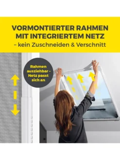 EASYmaxx Weitere Haushaltshelfer<Insect Protect Teleskop-Insektenschutzgitter für Dachfenster