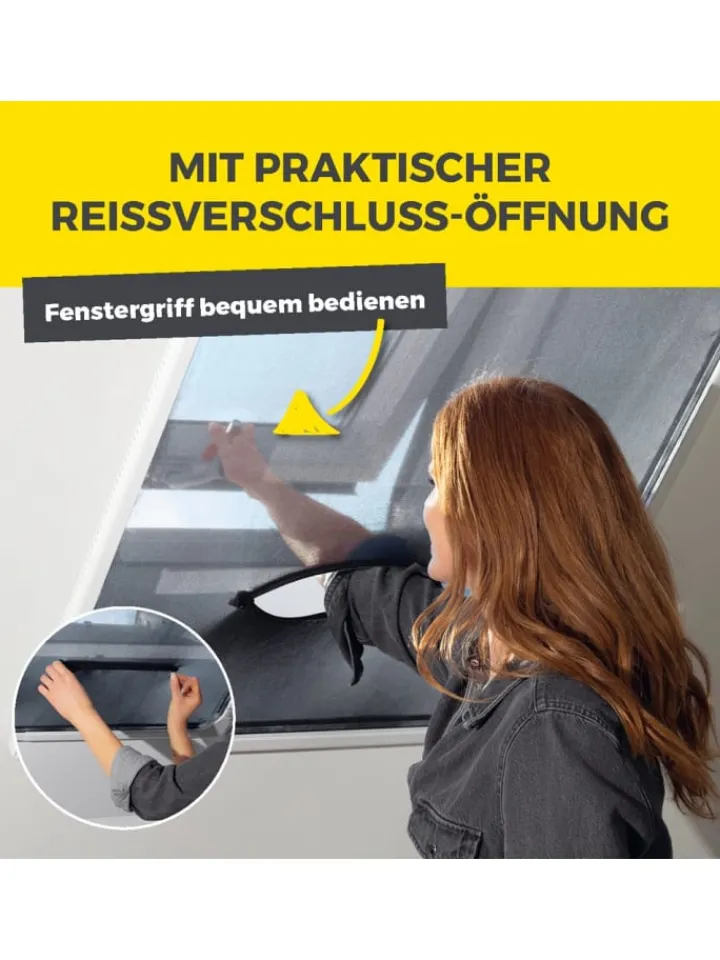 EASYmaxx Weitere Haushaltshelfer<Insect Protect Teleskop-Insektenschutzgitter für Dachfenster