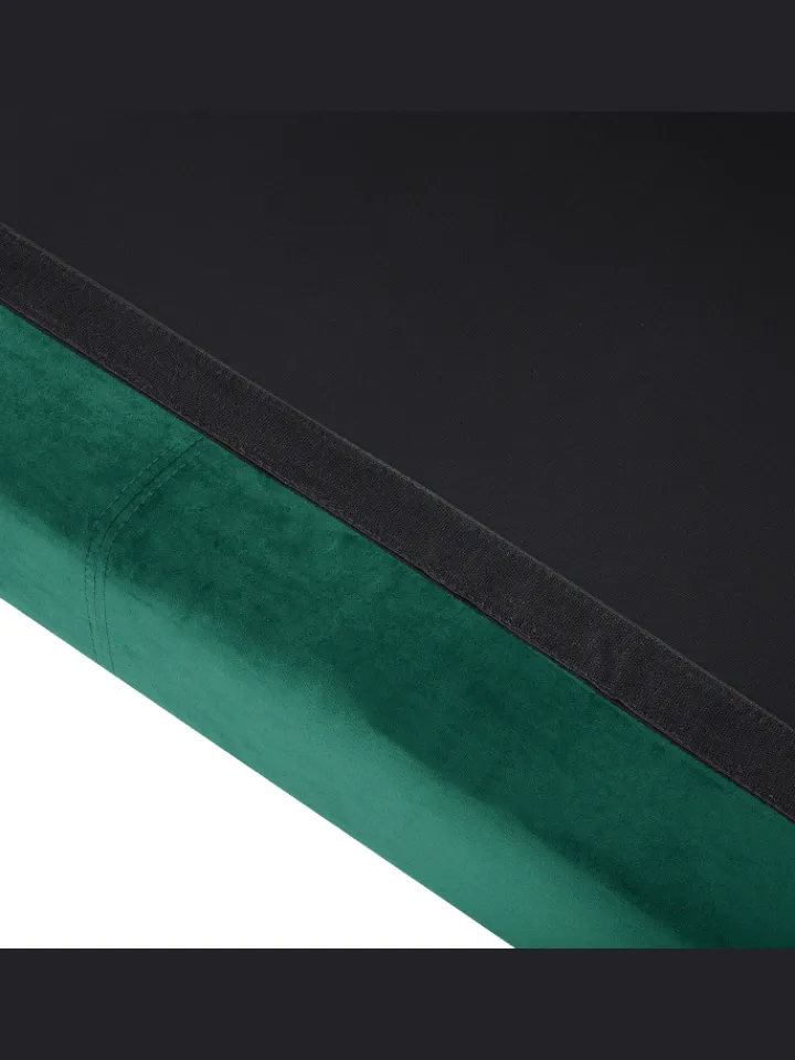 Beliani Sitzmöbel<Ecksofa OSLO in Grün - (W) 270 x (H) 64 x (L) 151 cm