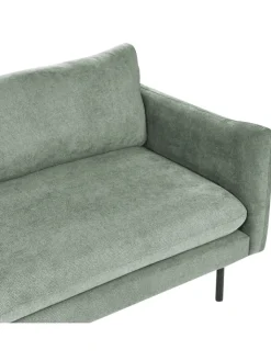 Beliani Sitzmöbel<Ecksofa VINTERBRO in Grün/Schwarz - (W) 279 x (H) 86 x (L) 162 cm