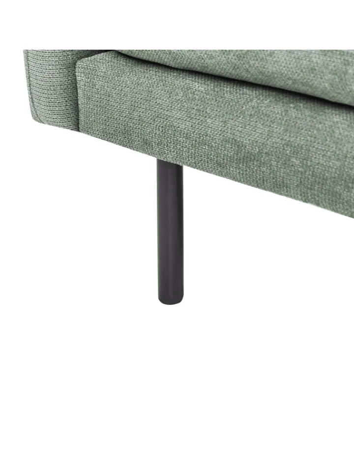 Beliani Sitzmöbel<Ecksofa VINTERBRO in Grün/Schwarz - (W) 279 x (H) 86 x (L) 162 cm