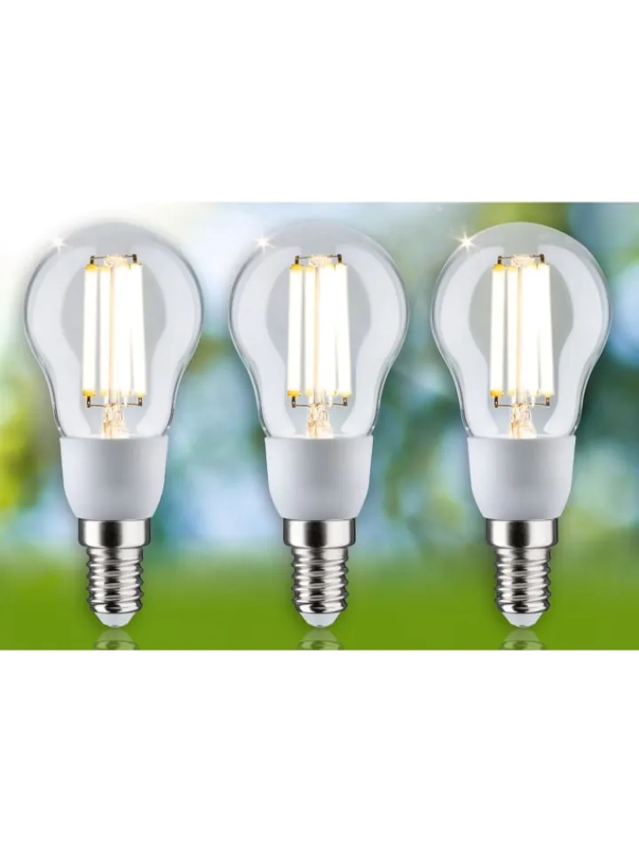paulmann Leuchtmittel<Eco-Line Filament 230V LED Tropfen 3er-Pack 100 mm A
