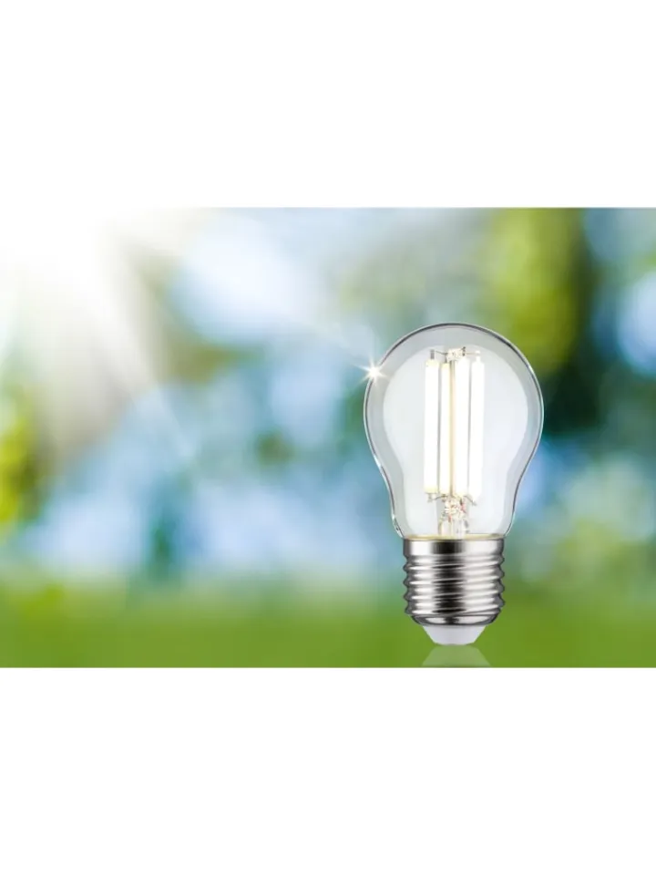 paulmann Leuchtmittel<Eco-Line Filament 230V LED Tropfen E27 1er-Set 80 mm 525lm 2,5W 4000K Klar A