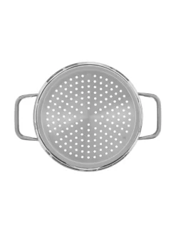 WMF Kochgeschirr<Edelstahl-Dampfgareinsatz ''Compact Cusine'' - (H)8,9 x Ø 20 cm