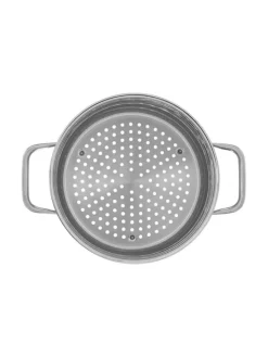 WMF Kochgeschirr<Edelstahl-Dampfgareinsatz ''Compact Cusine'' - (H)8,9 x Ø 20 cm