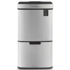 Les collectors Mülleimer<Edelstahl-Recycling-Mülleimer - 69 l