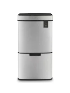 Les collectors Mülleimer<Edelstahl-Recycling-Mülleimer - 69 l