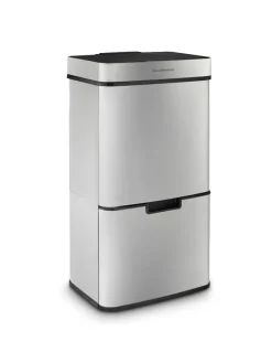 Les collectors Mülleimer<Edelstahl-Recycling-Mülleimer - 69 l