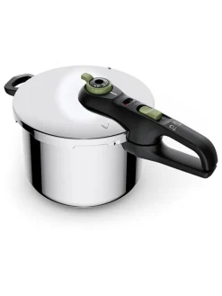 Tefal Kochgeschirr<Edelstahl-Schnellkochtopf "Secure trendy" - 6 l