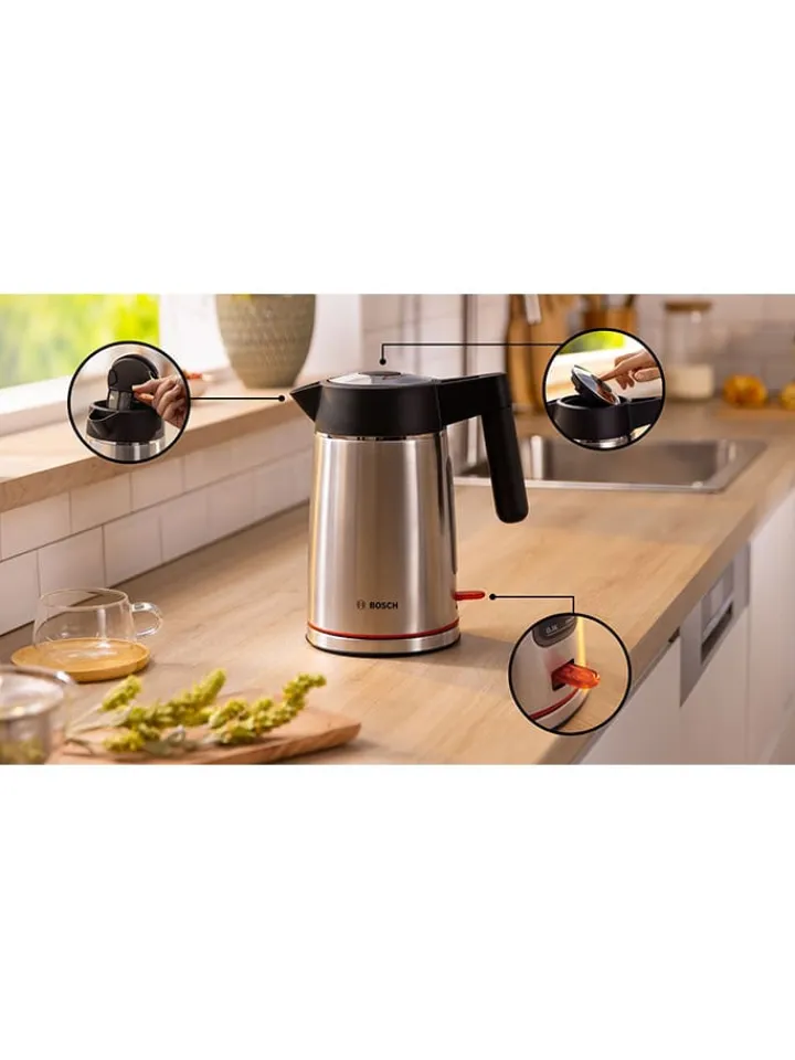 Bosch Kleingeräte Küchenelektronik<Edelstahl-Wasserkocher "MyMoment" - 1,7 l