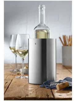 WMF Gedeckter Tisch<Edelstahl-Weinkühler "Clever&More" - (H)19,5 x Ø 12 cm