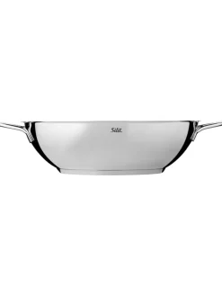Silit Kochgeschirr<Edelstahl-Wok - Ø 32 cm