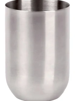 houseproud Badaccessoires<Edelstahl-Zahnputzbecher - (H)10 x Ø 7 cm