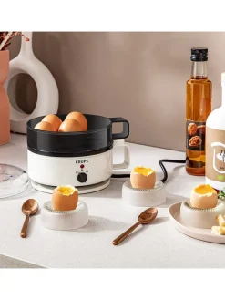 Krups Küchenelektronik<Eierkocher "Ovomat Super" in Weiß/ Schwarz