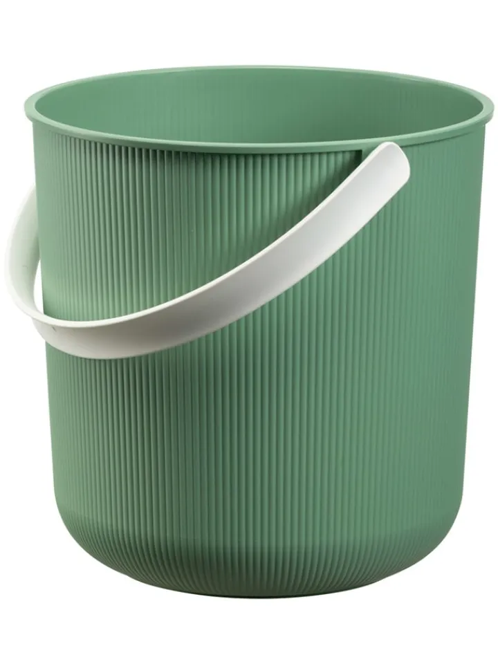 NHG Weitere Haushaltshelfer<Eimer in Grün/ Weiß - (B)27,7 x (H)25,8 x (T)27,1 cm