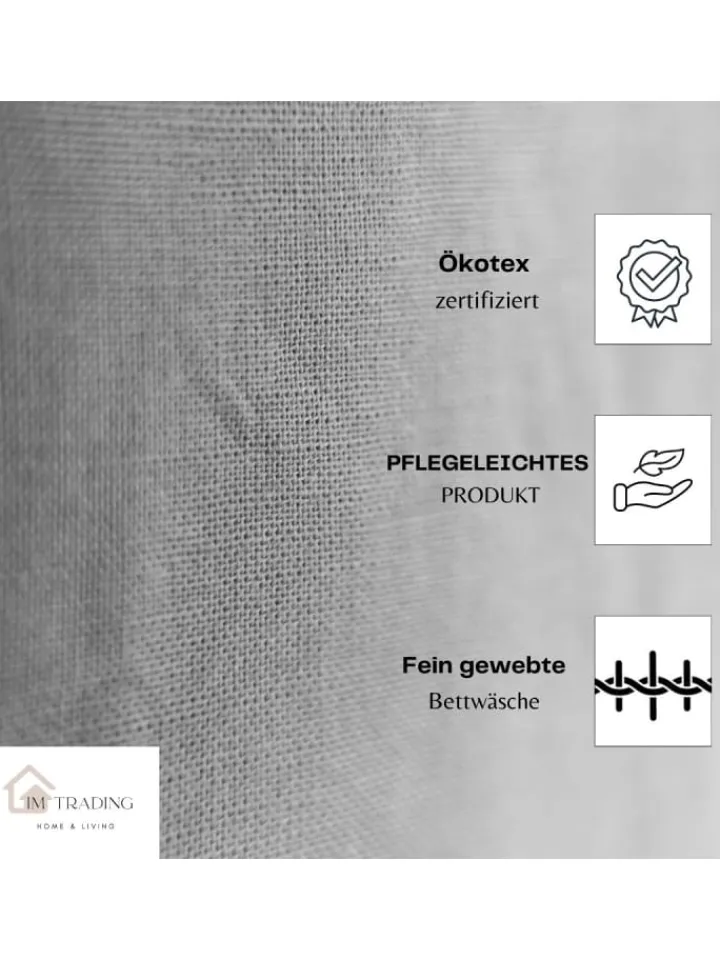 COFI 1453 Bettwäsche & Bettwaren<Einfarbige Bettwäsche 100% Baumwolle in Dunkelblau