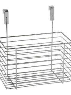 Wenko Kisten & Körbe<Einhängekorb in Silber - (B)24 x (H)24,5 x (T)15 cm