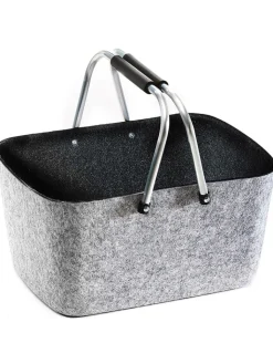 kobolo Einkaufstaschen & -Trolleys<Einkaufskorb FOLDGRAY42 in Grau