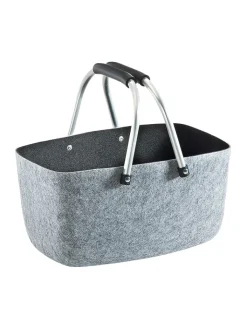 kobolo Einkaufstaschen & -Trolleys<Einkaufskorb KLAPPBLACK36 in Grau