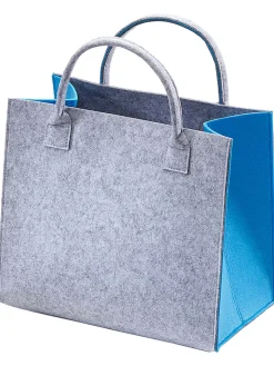 kobolo Einkaufstaschen & -Trolleys<Einkaufstasche BLUEFELTBAG in Grau