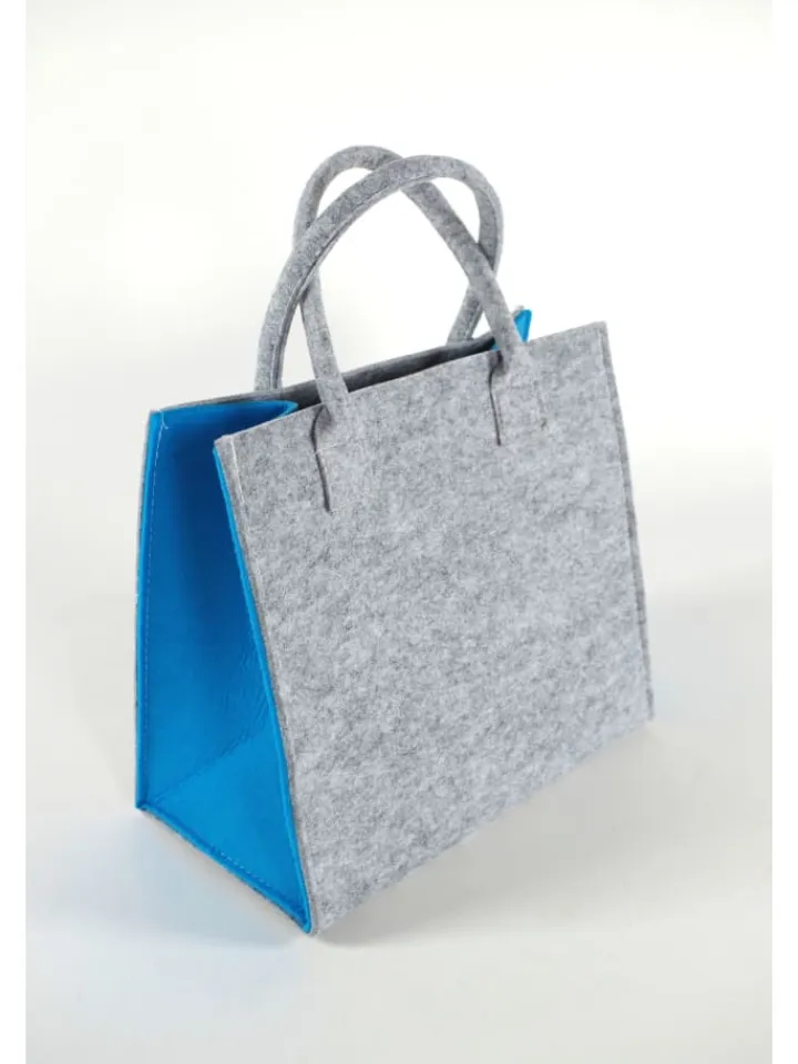 kobolo Einkaufstaschen & -Trolleys<Einkaufstasche BLUEFELTBAG in Grau