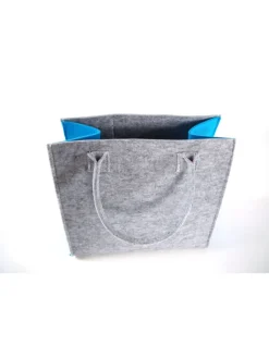 kobolo Einkaufstaschen & -Trolleys<Einkaufstasche BLUEFELTBAG in Grau
