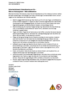 kobolo Einkaufstaschen & -Trolleys<Einkaufstasche BLUEFELTBAG in Grau