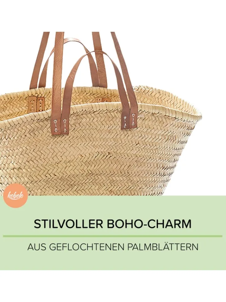 kobolo Einkaufstaschen & -Trolleys<Einkaufstasche NATPALMBAG in Braun