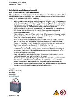 kobolo Einkaufstaschen & -Trolleys<Einkaufstasche PINKFELTSHOP in Grau