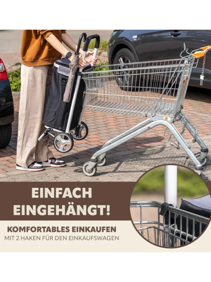 bremermann Einkaufstaschen & -Trolleys<Einkaufstrolley ca. 45 x 96 x 33,5 cm (B/H/T)