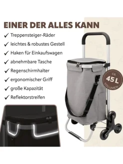 bremermann Einkaufstaschen & -Trolleys<Einkaufstrolley ca. 47 x 97 x 38,5 cm (B/H/T)