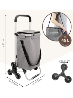 bremermann Einkaufstaschen & -Trolleys<Einkaufstrolley ca. 47 x 97 x 38,5 cm (B/H/T)