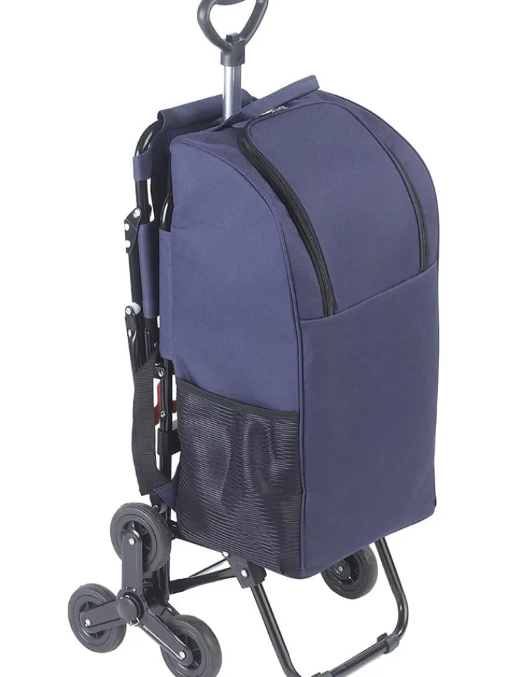 Wenko Einkaufstaschen & -Trolleys<Einkaufstrolley in Dunkelblau - (B)58 x (H)103 x (T)39 cm
