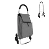 relaxdays Einkaufstaschen & -Trolleys<Einkaufstrolley in Grau - 45 l