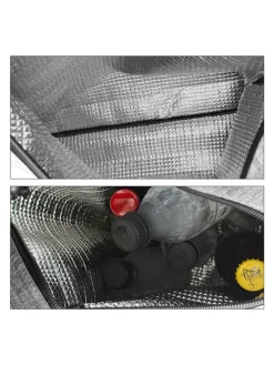 relaxdays Einkaufstaschen & -Trolleys<Einkaufstrolley in Grau - 45 l