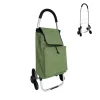 relaxdays Einkaufstaschen & -Trolleys<Einkaufstrolley in Grün - 45 l