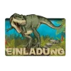 Lutz Mauder Partyzubehör & -Dekoration<Einladungs-Set "T-Rex" in Hellgrün